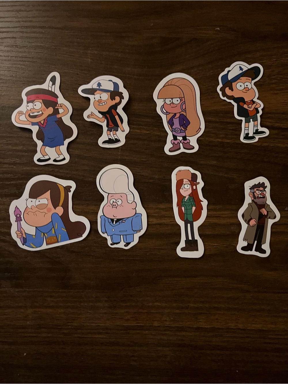 Disney’s Gravity Falls Character Sticker Set - Multicolor